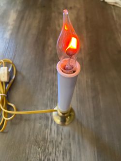 Vintage new Electric Window Candle Lamp with Flame Bulb 4 pack
