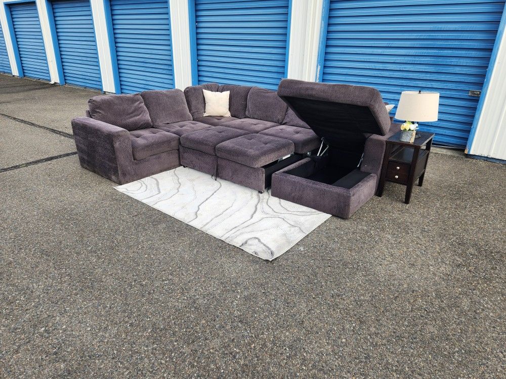 Sectional Sleeper Sofa + Storage FREE DELIVERY 45
