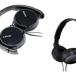 SONY MDR - ZX110 Over-Ear Dynamic Stereo Headphones (Black) 
