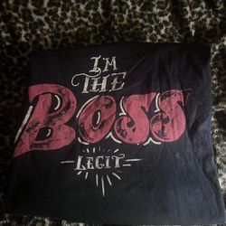 I’m The Legit Boss Sasha Banks WWE Navy Blue T-shirt 4XL