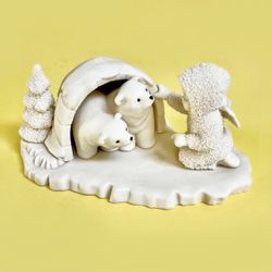 🎄Vintage Snowbabies “Look What I Found!”  by Department 56