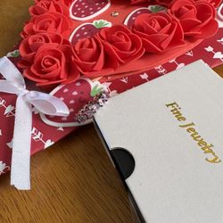 ❤️ New Set Sterling Silver Ring S925 And  Flowers