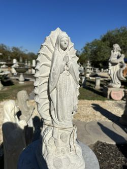 Concrete Statues And Water Fountains 