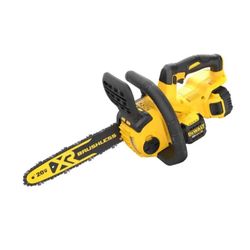 NEVER USED 20V MAX 12in. Cordless Battery Powered Chainsaw Kit with (1) 20 V 2Ah Battery, Chain Lube And New Chain