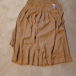 2 Beige Dress Skirts