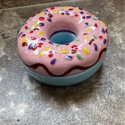 Donut with sprinkles Trinket Jewelry Box
