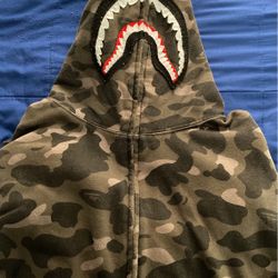 Gray Bape Hoodie 