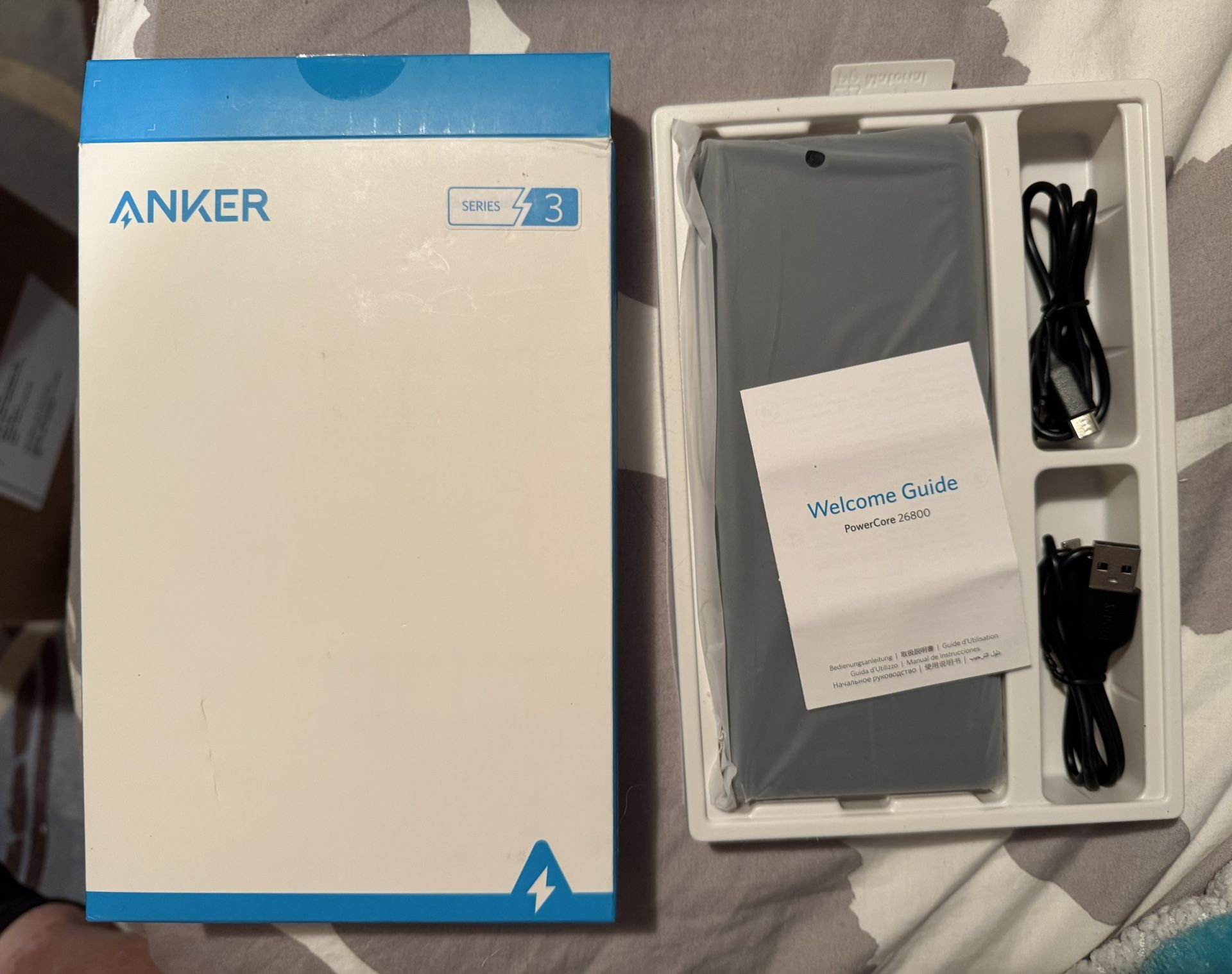 Anker Power Bank, 26,800 mAh External Battery 