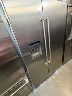 48” KITCHENAID BUILT IN STAINLESS STEEL REFRIGERATOR