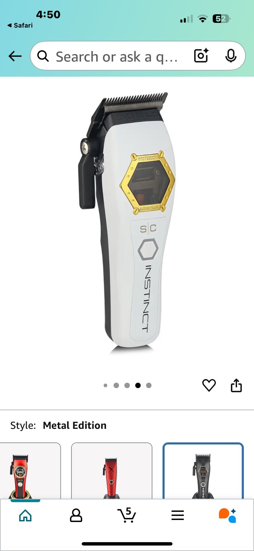 Style Craft Clippers Metal Edition