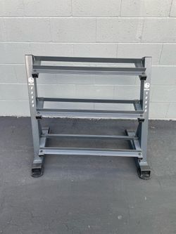 Apex 3 Tier Solid Steel Dumbbell Weight Rack…. Home Gym Fitness…. $50 Price is Firm!!!