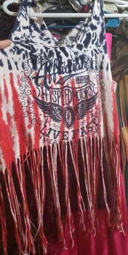 NWOT Womens AFFLiCTiON Lrg Top