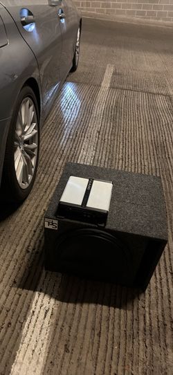 12 INCH SUBWOOFER/JD500/1 AMP JL sub 12v SOLD SEPARATELY OR TOGETHER LET ME KNOW NEED GONE BRAND NEW