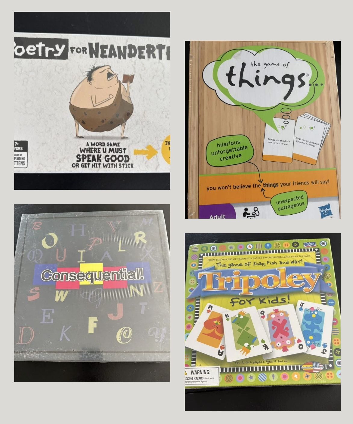 Brand New Sealed Board Games