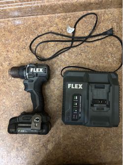 FLEX COMPACT 24-volt Cordless Drill (1 -Battery Included, and Charger