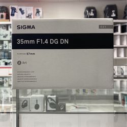 Sigma 35mm F1.4 Lens For Sony 