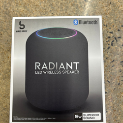 NWT Radiant LED wireless speaker