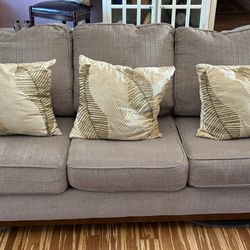 3 Piece Living Room Set with New Sealy Pull Out Bed