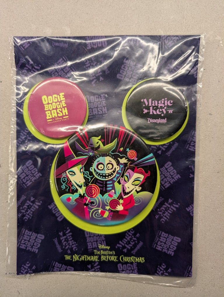 Oogie Boogie Bash 2025 Magic Key Buttons