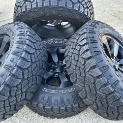  4X 18" Dodge Ram 1500 Rebel Black OEM wheels rims 2671 DURATRAC A/T 95% LT275/70R18 