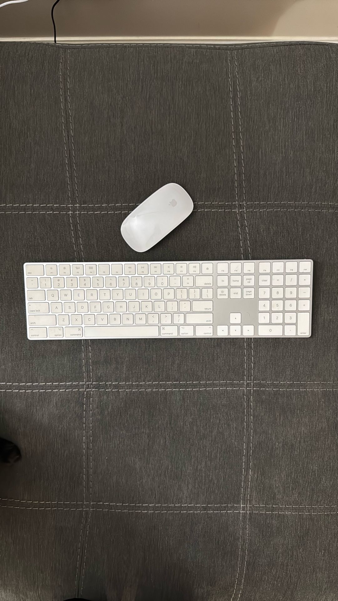 Apple mouse and keyboard