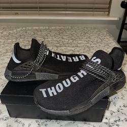 Adidas NMD Hu Pharrell Williams Triple Black Pack Size 11.5
