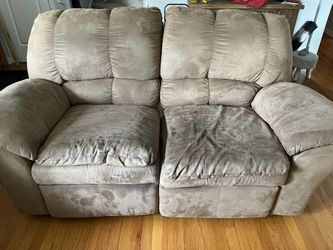 Suede Love Seat