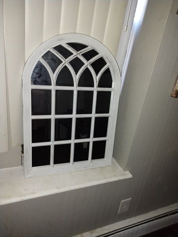 Bathroom Wood Glass Frame