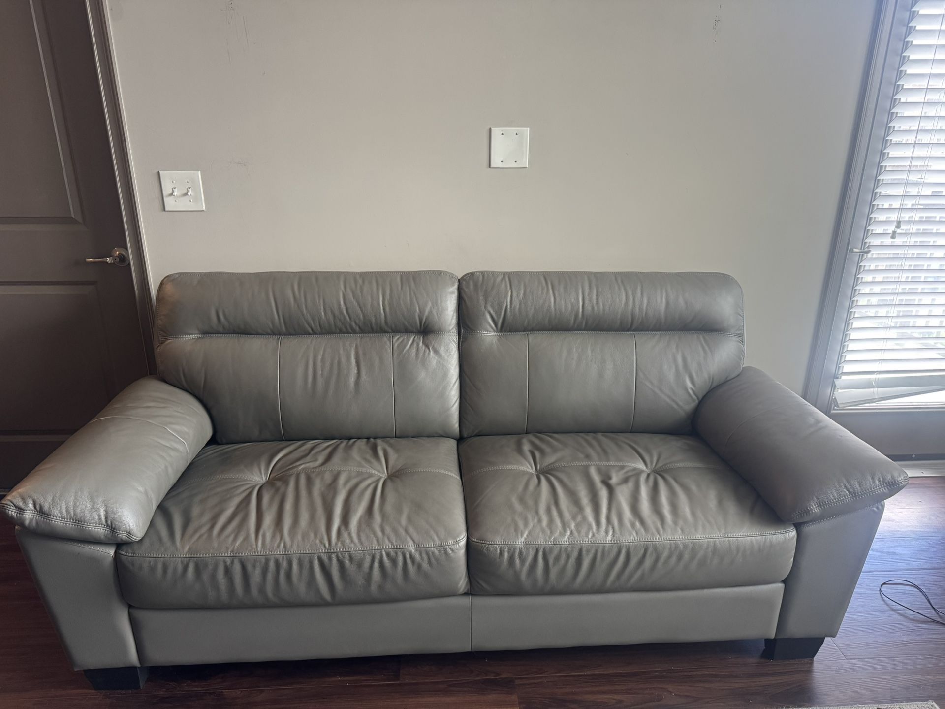 Top Grain Leather Couch