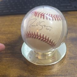 Ted Simmons autograph Ball