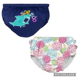 Speedo i Play Swim Diaper Shark 12 months Floral 24 months