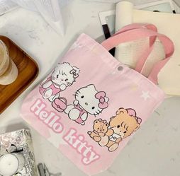  Hello Kitty Canvas Tote Bag 
