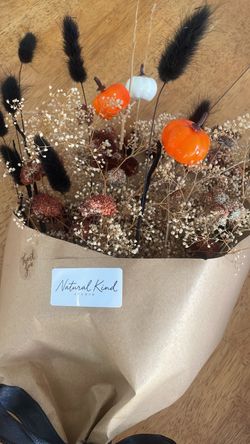 Handmade Natural Dried Flower Bouquet Halloween –  Home Decor