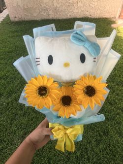 Soap flower arrangement