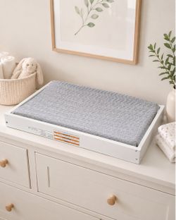 Baby Changing Tray with Gray Pad