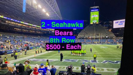 Seahawks Bears Tickets
