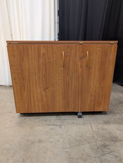 Koala Cabinets Rolling Sewing Desk with Storage