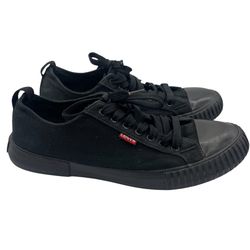 Levi's mens casual comfy black sneakers Size 8
