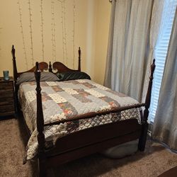 Full Wood Bed Frame