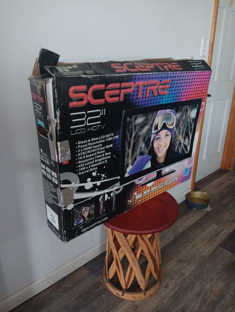 32" SCEPTRE TV NEW IN BOX 