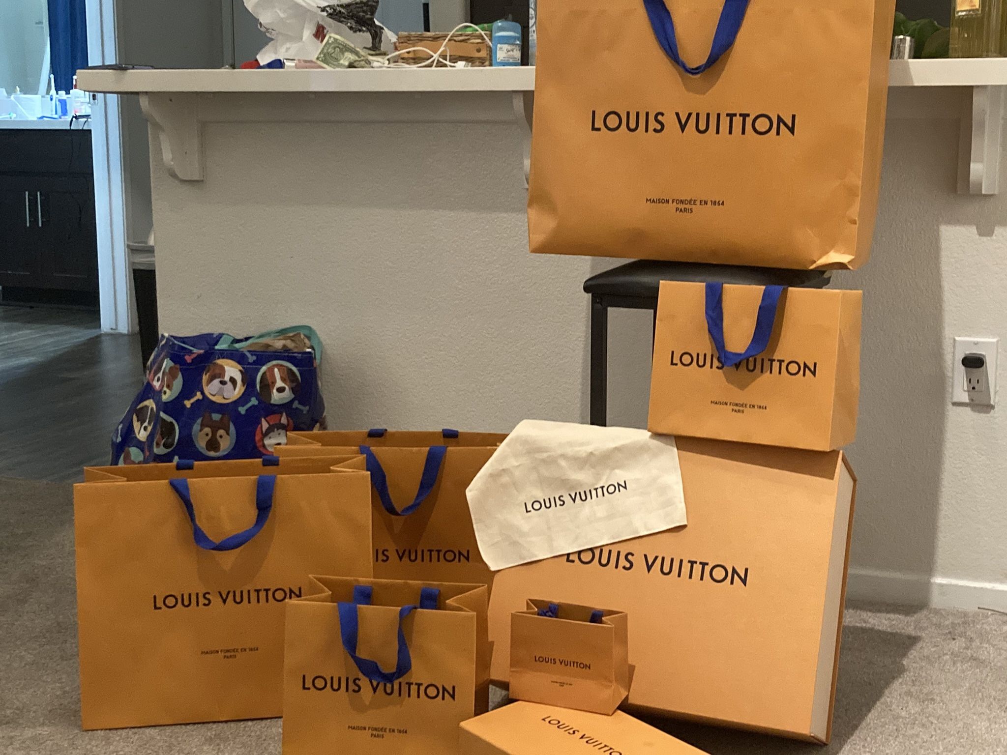 Louis Vuitton Store Paper Bags