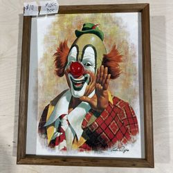8x10 Clown Music Box Picture $10