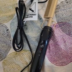 electric hot hair straightening