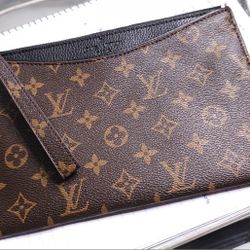 Monogram Wristlet