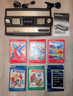 Intellevision Console with 6 boxed games