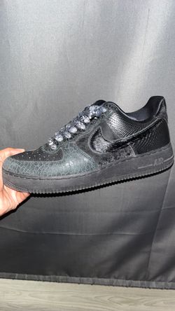Nike black air forces with a Good design