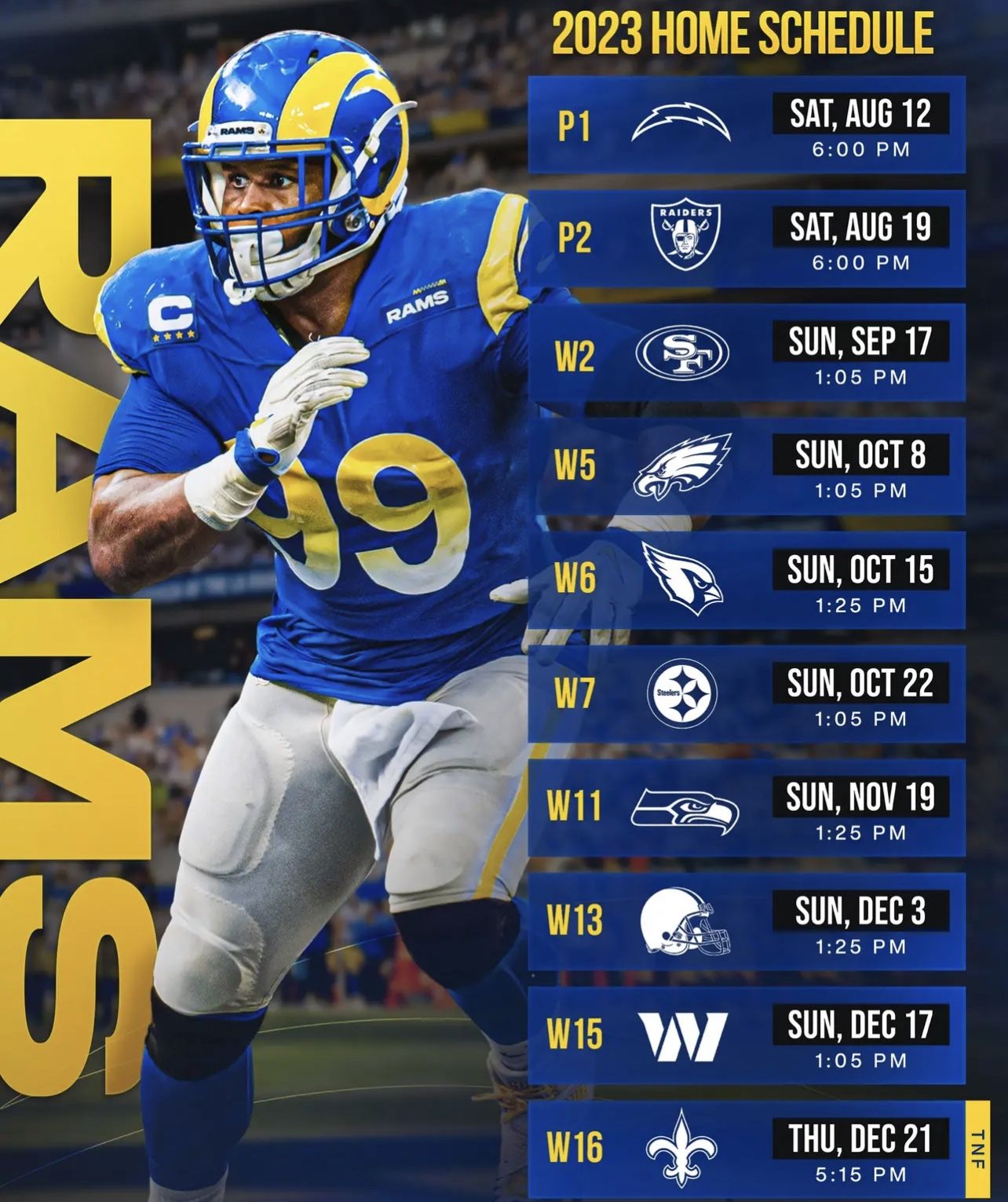 Los Angeles Rams Tickets 2023 for Sale in Los Angeles, CA OfferUp