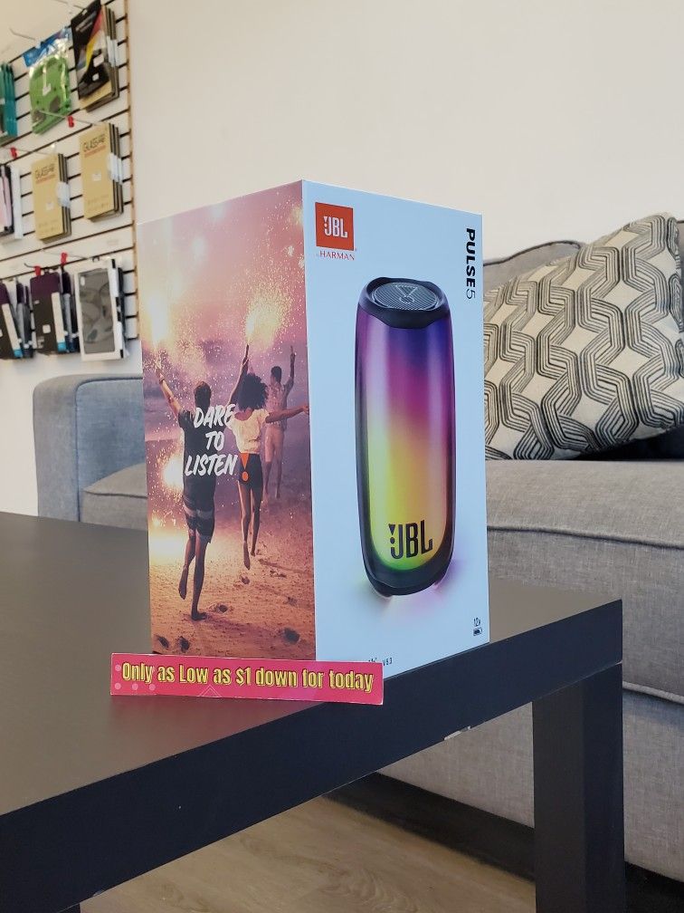 Jbl Pulse 5 Bluetooth Speaker Brand New - $1 DOWN TODAY, NO CREDIT NEEDED