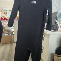 The North Face Northface Onesie Thermal Black Infant Siz3