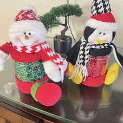 Christmas Plush Toys to Decorate with  Candy’s   / Chocolates, and Sweets